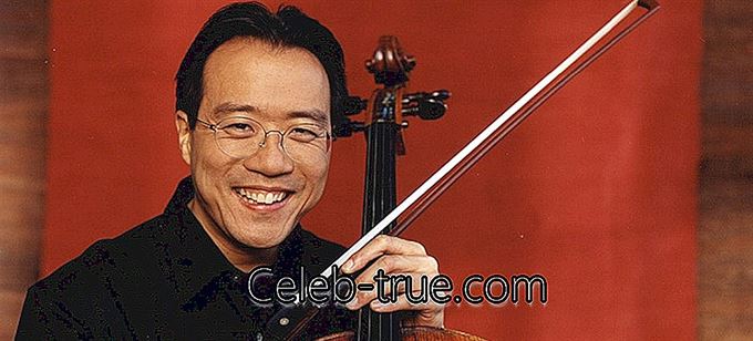 Yo-Yo Ma es un reconocido violonchelista y compositor chino-estadounidense nacido en Francia.