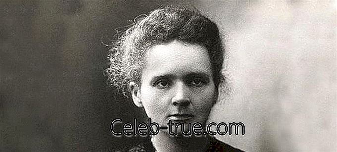Marie Curie เป็นนักฟิสิกส์และนักเคมีซึ่งมีชื่อเสียงระดับโลกในการทำงานด้านกัมมันตภาพรังสี