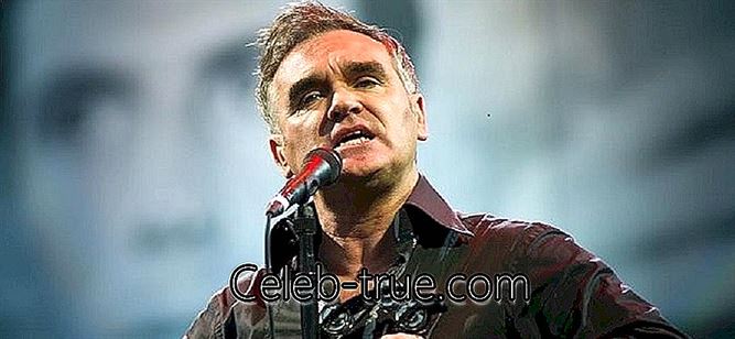 Morrissey ist ein englischer Sänger, der Teil der Rockband „The Smiths