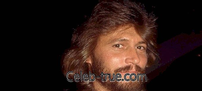Barry Gibb je slavný hudebník známý pro založení kapely „Bee Gees“