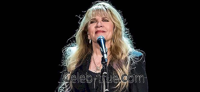 Stevie Nicks énekes-dalszerző, a Rolling Stone Magazine az idők 100 legnagyobb énekese közé sorolva