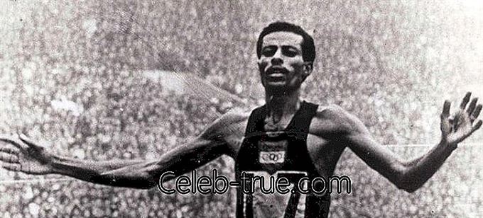 Abebe Bikila var en fremtrædende olympisk maratonmester fra Ethiopia This