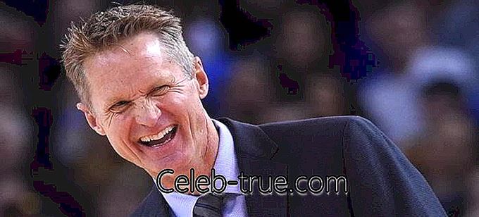 Steve Kerr es un ex jugador y entrenador de baloncesto profesional estadounidense
