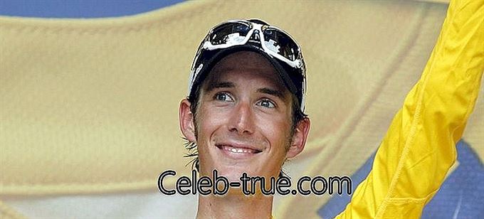 Questo famoso ciclista professionista lussemburghese è il vincitore del "Tour de France 2010" e ha ricevuto tre volte il vincitore del "Best Young Rider"
