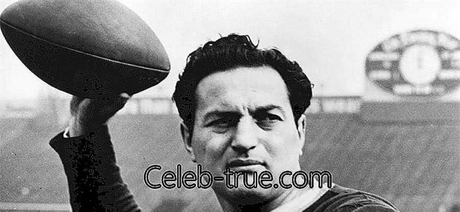 Sid Luckman var en kjent amerikansk fotball-quarterback. Sjekk ut denne biografien for å vite om bursdagen hans,