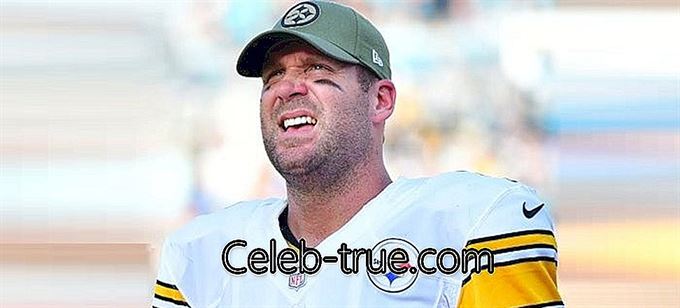 Ben Roethlisberger é um quarterback de futebol americano, contratado pelo Pittsburgh Steelers da National Football League (NFL)