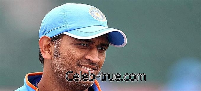 M S Dhoni es un jugador de cricket indio mejor recordado por liderar al equipo indio de ODI a su segunda victoria en la Copa del Mundo en 2011