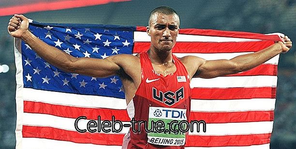 Ashton Eaton est un décathlonien américain qui détient le record du monde dans les épreuves de décathlon et d'heptathlon en salle