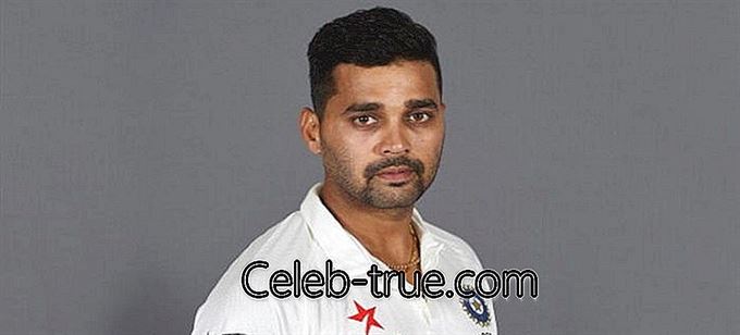 Murali Vijay ist ein bemerkenswerter indischer Cricketspieler, der als rechtshändiger Schlagmann spielt