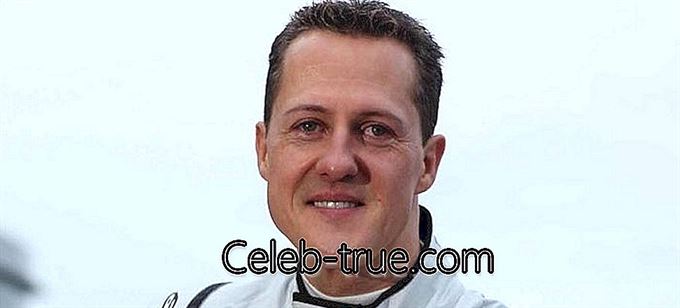 Michael Schumacher è un pilota automobilistico professionista che ha vinto il campionato di "Formula 1" in sette occasioni
