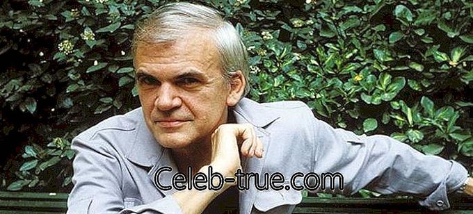 Milan Kundera este un scriitor francez originar din Cehia, cunoscut pentru scrierile sale erotice și politice