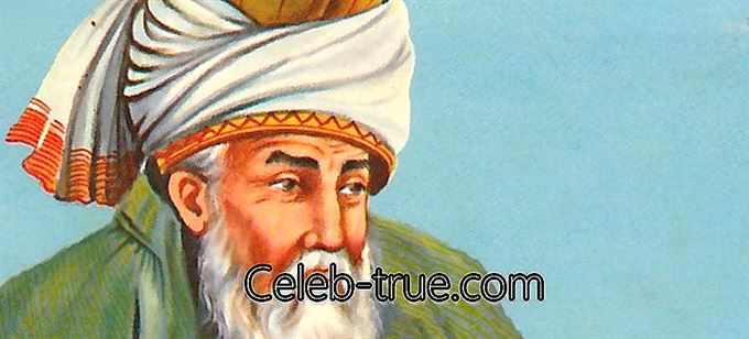 Rumi, poeta persa do século XIII e místico sufi, tem reconhecimento mundial
