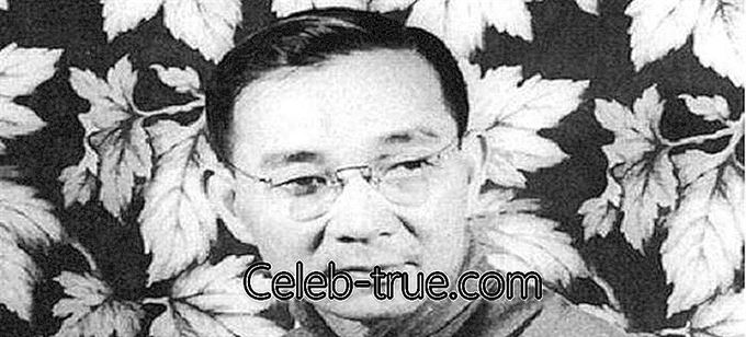 Lin Yutang var en berømt kinesisk oversætter og forfatter, der opfandt den kinesksprogede skrivemaskine