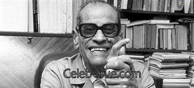 Naguib Mahfouz fue un novelista egipcio y el primer escritor árabe en recibir el Premio Nobel de Literatura en 1988